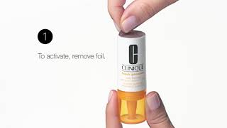 Fresh Pressed Vitamin C Daily Booster  How It Works  Clinique [upl. by Areek]