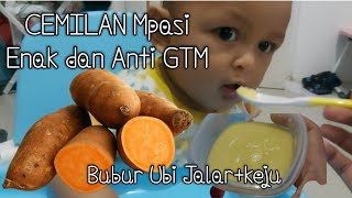 CEMILAN MPASI BAYI TINGGI GIZI ENAK DIJAMIN ANTI GTM  MPASI DARI UBI JALAR [upl. by Anaahs]