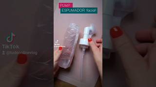 pump ESPUMADOR Frasco para sabonete líquido facial skincare asmr review [upl. by Anabal]