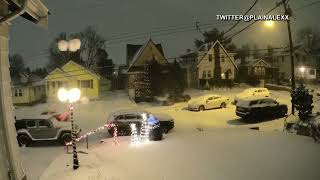 VIDEO  Ohio Christmas weekend winter storm timelapse [upl. by Tilly868]