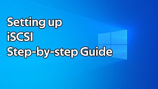 How to install and setup iSCSI step by step guide Windows Server 2022 [upl. by Johanan]