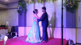 Romantic couple dance on engagement by DrNeha and DrVishal [upl. by Alston845]