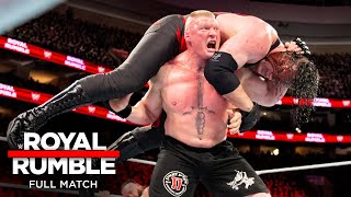 FULL MATCH  Lesnar vs Strowman vs Kane – Universal Title Triple Threat Match Royal Rumble 2018 [upl. by Amlev920]