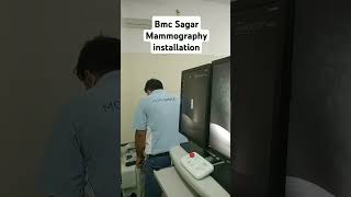 Mammography installation in BMC Sagar Radilogy Department paramedical mammogram [upl. by Rehsu743]