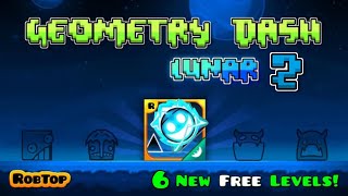 Geometry Dash Lunar 2 By GenaMorphosisAll Levels  All Coins [upl. by Imalda]