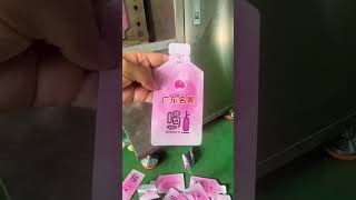 sachet Lotion Oil Cream Juice Honey fill seal packing machine for special bottle irregular shaped [upl. by Ahola]