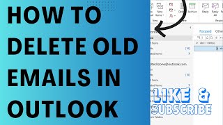 How To Delete Old Emails In Outlook how to delete old mails in outlookhow to delete old emails [upl. by Aerdnaxela189]