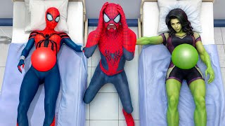 Hulk x Spider Man x Granny In Hospital  Funny Horror Animation [upl. by Netsirhc]