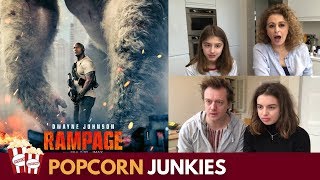 Rampage Trailer family reaction and review [upl. by Storm]