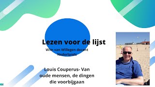 Louis Couperus  Van oude mensen de dingen die voorbijgaan 1906 [upl. by Orrocos]