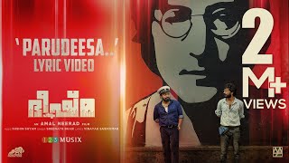 Parudeesa Lyric Video  Bheeshma Parvam  Mammootty  Amal Neerad  Sushin Shyam  Sreenath Bhasi [upl. by Artep501]