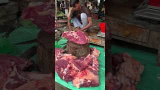 Big Size Meat Cuttingmeatcutter reels meatindustry skills shortsfresh [upl. by Dnalram62]