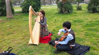 Araber Tanz Violin and Harp [upl. by Yluj]