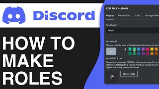 How to Make Roles on Discord Add Roles to Your Server Full Guide [upl. by Legyn714]