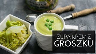 Zupa krem z zielonego groszku  jak zrobić [upl. by Brigitta274]