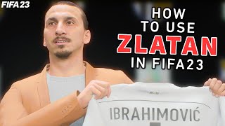 How to use ZLATAN IBRAHIMOVIC as MANAGER in FIFA23 ✅👔 [upl. by Attenaz]