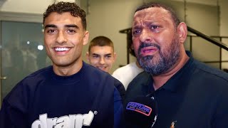 “WHAT KIND OF QUESTION IS THAT” Prince Naseem Hamed RAW UNCUT on Son Aadam Hamed Debut  ISLAM [upl. by Lagas]