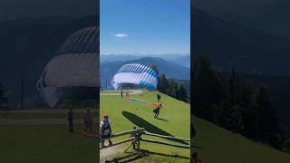 Paragliding launch in Werfenweng paragliding parapente [upl. by Nicolella976]