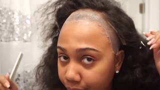 Removing and Re Installing My Lace Frontal Wig [upl. by Notgnillew119]