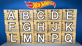 Unboxing 2023 Hot Wheels ABCDEFGHJKLMNPQ Case Compilation [upl. by Sproul]