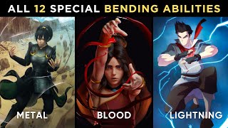 All 12 Special Bending Abilities and Their Strongest Users in Avatar [upl. by Dulcie]