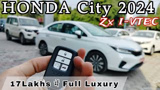 Honda City 2024 CVT 🔥 Honda City with ADAS 😺  Honda City Zx Top Model 2024 [upl. by Winne]