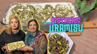 Pistachio Tiramisu Recipe  Pistachio Spread reflexion viralvideo pistachio familytime desifood [upl. by Cavuoto]