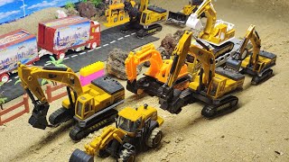 DIY Tractor Mini ☆ HABA Slope amp Retro Makita Dump Truck Garbage Truck Ambulance JCB Tractors [upl. by Ahern]