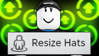 ITS FINALLY OUT Roblox Resize Hats Update [upl. by Archibold]