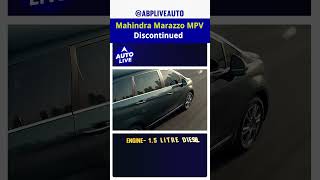 Mahindra Marazzo Discontinued  Auto Live [upl. by Li868]