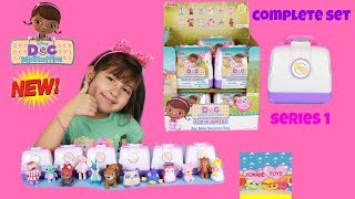 NEW Doc McStuffins Doc Bag Surprise Blind Bags Series 1 FULL SET [upl. by Elspet]