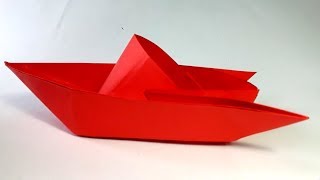 Como hacer un Barco de papel Origami  How to Make an Origami Paper Boat [upl. by Eibur]