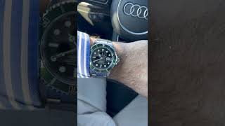 New toy Rolex 16610LV Kermit shorts youtubeshorts rolex wristwatch [upl. by Randal]