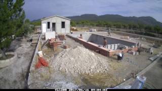 Time lapse construcción piscina [upl. by Wolfson]