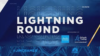 Lightning Round Caseys General Store is a hidden gem says Jim Cramer [upl. by Nnahtur]