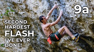 Second Hardest Flash Climb Ive Ever Done  Adam Ondra [upl. by Centonze384]