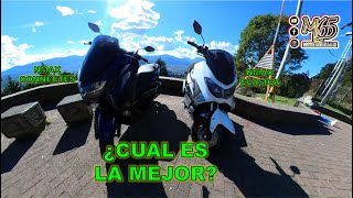 COMPARATIVA DE NMAX CONNECTED 2022 Y LA NMAX 2021 CLASICA nmax2022 yamaha nmax2021 [upl. by Soo]