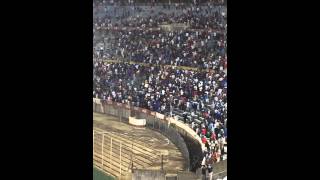 Nacional vs Newells Incidentes en la tribuna Colombes [upl. by Anthiathia]