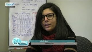 Leïla réalisatrice et son courtmétrage sur ladolescence [upl. by Tarr]