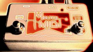 Molten MIDI 2  Whammy 4 Programmable MIDI Stompbox  MIDI Clock Program and Song Changes [upl. by Reuven]