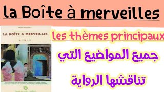 les thèmes dominants dans la Boîte à merveilles🔥 LExamen Régionalla Boîte الاستعداد للجهوي1bac [upl. by Yesnik276]