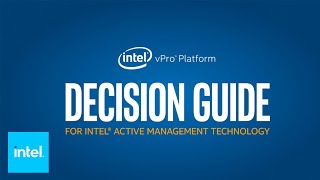 Integrating Intel® vPro™ Platforms into Your Computing Environment  Intel [upl. by Standice864]