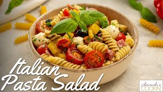 Italian Pasta Salad  INCREDIBLY TASTY SUMMER RECIPE [upl. by Moreland606]