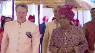 Akash Ambani wedding guests offered traditional safa turban and more glimpses [upl. by Nnylasor]