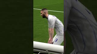 Benzema miss the goalshortvideo fifa soccerplayer pesplayer shorts [upl. by Amorette578]