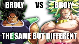 Characteristic Comparison  DBZ Broly VS DBS Broly [upl. by Keviv]