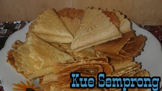 Resep Kue Semprong gurih dan nikmat  Dapur Nur [upl. by Adnilev298]