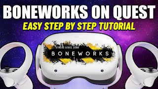 How to play Boneworks on your Quest 2 without a gaming PC [upl. by Ellenig]