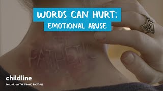 Words Can Hurt  Emotional Abuse  Childline [upl. by Earb621]