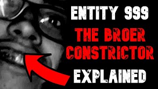 Entity 999  The Broer Constrictor entity explained [upl. by Towill]